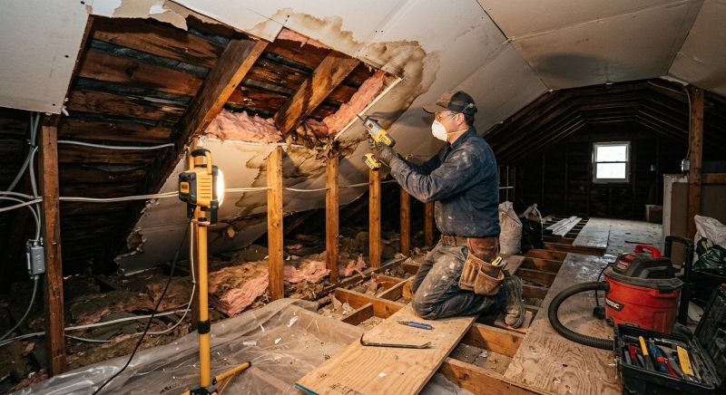 Water Damage Ceiling Repair in Conroe, TX